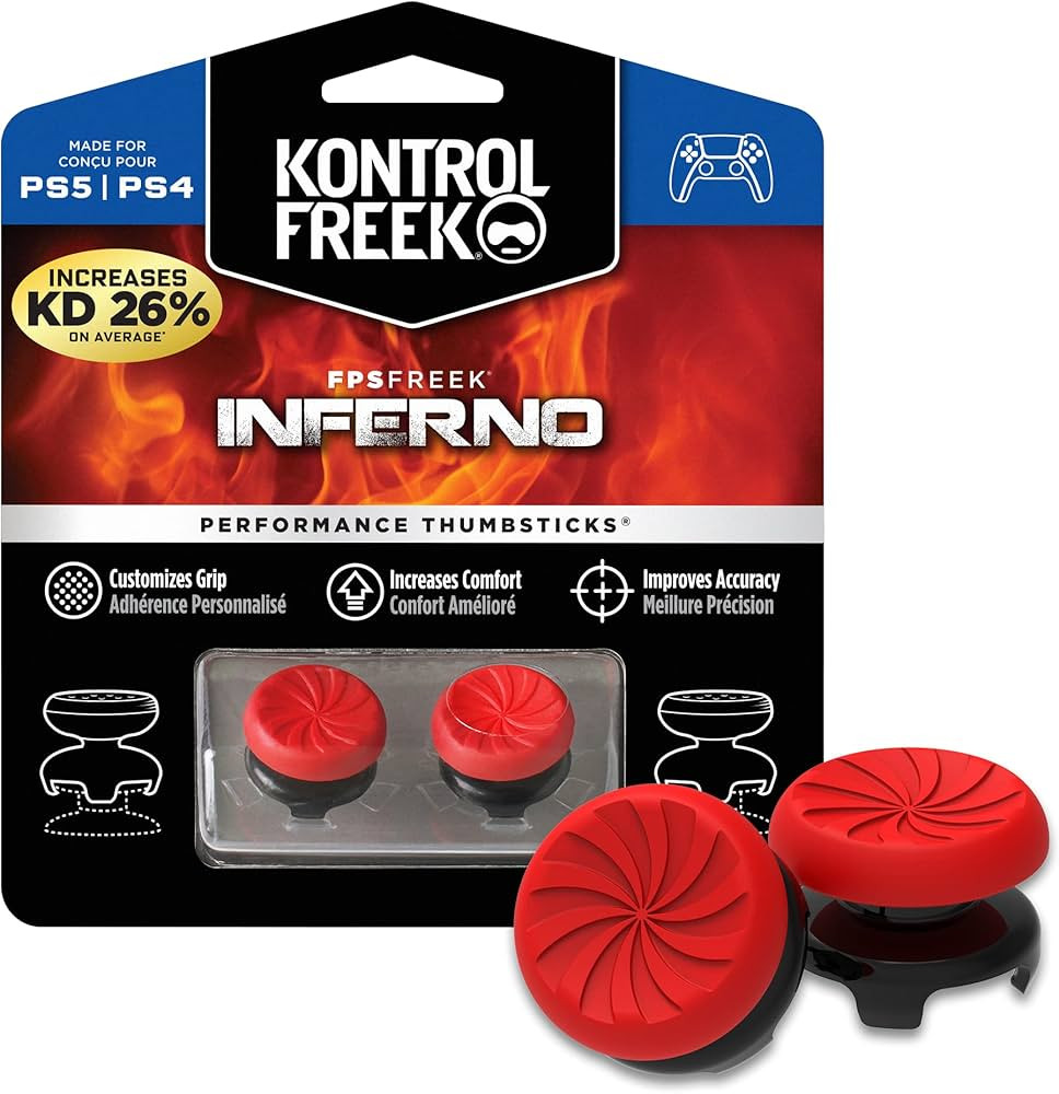KontrolFreek FPS Freek Inferno for PlayStation 4 (PS4) and PlayStation 4 (PS5) Controller | Perfo... | Amazon (US)