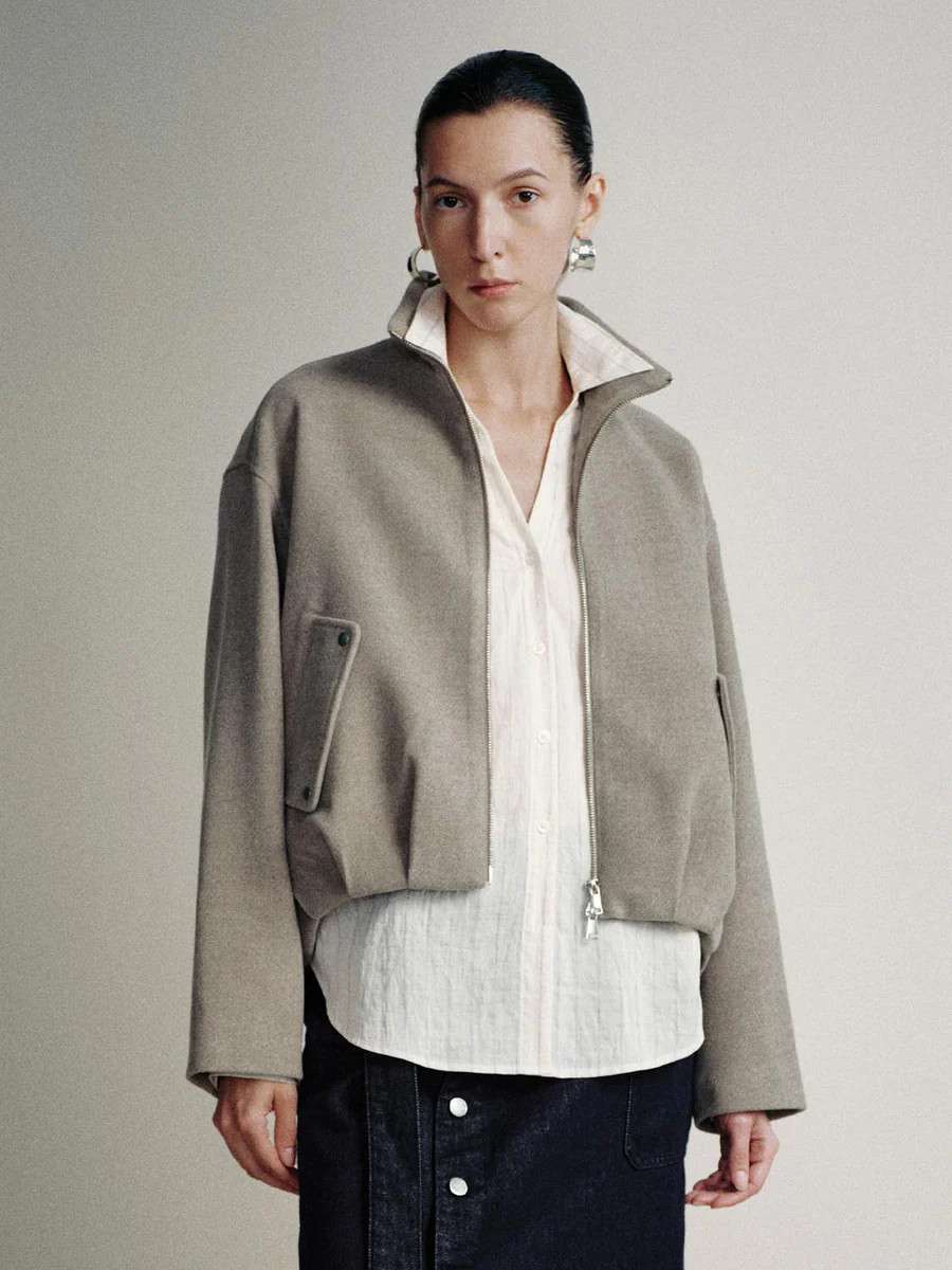 Stand Collar Thick Jackets | Urban Revivo