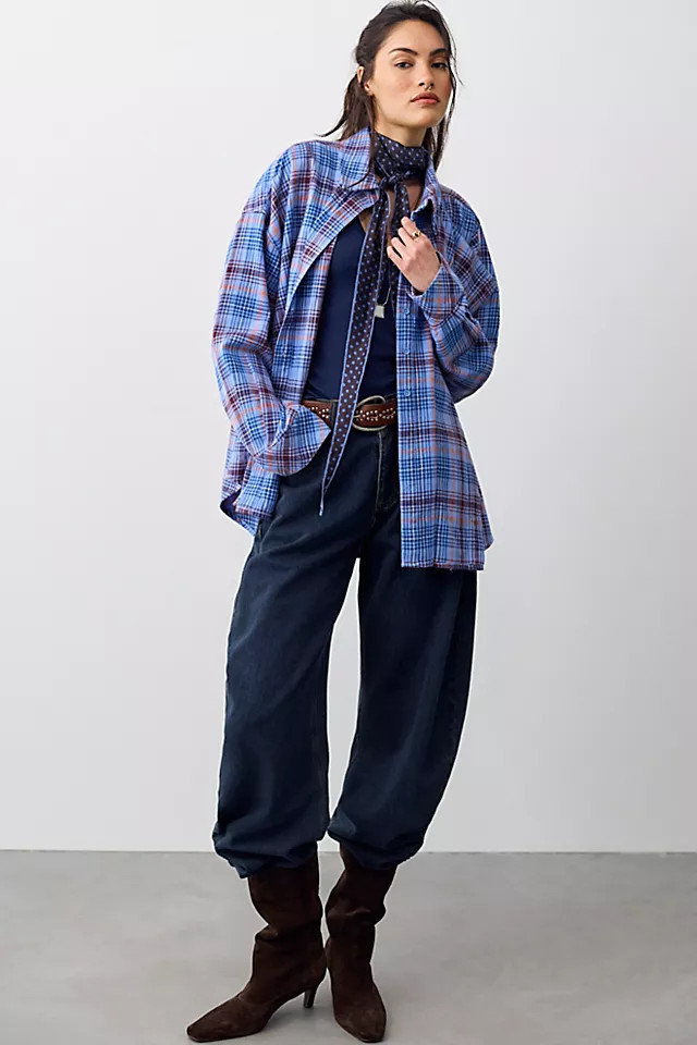 We The Free Elisson Plaid Top | Free People (Global - UK&FR Excluded)