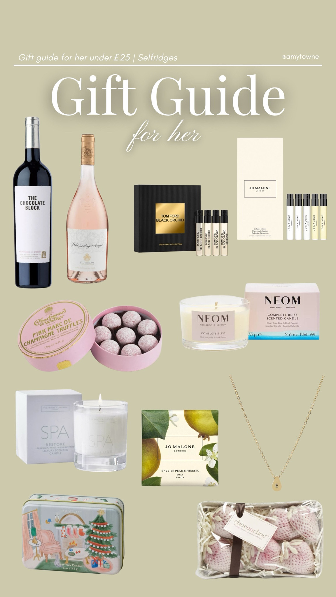 UNDER £25 🎄 A gift guide for her when you need to find a gift that’s impersonal if needed. Stocking fillers, secret Santa, Xmas gifts, teacher Xmas presents 

#LTKxSelfridges #LTKfestive #LTKgiftguide