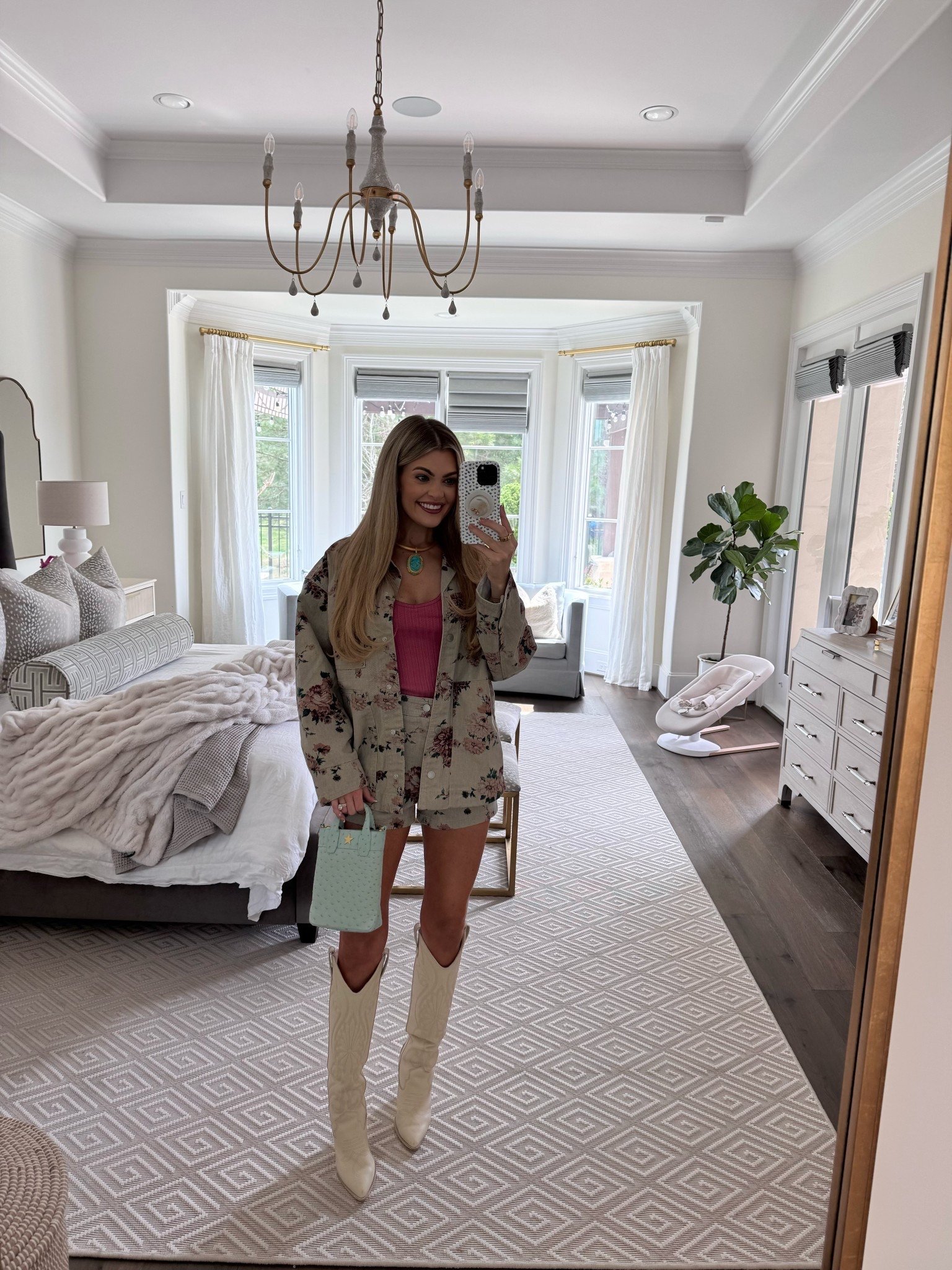 a little western outfit inspo for y’all 🤠 whether you are headed to the rodeo, a festival or country concert

(wearing size XS in jacket (runs big), small in tank (runs big - XS would have fit better) & size 2 in shorts) 

houston rodeo, western look, target find, white dress, cowboy boots, texas, affordable fashion, two piece set 

#LTKFestival #LTKootd