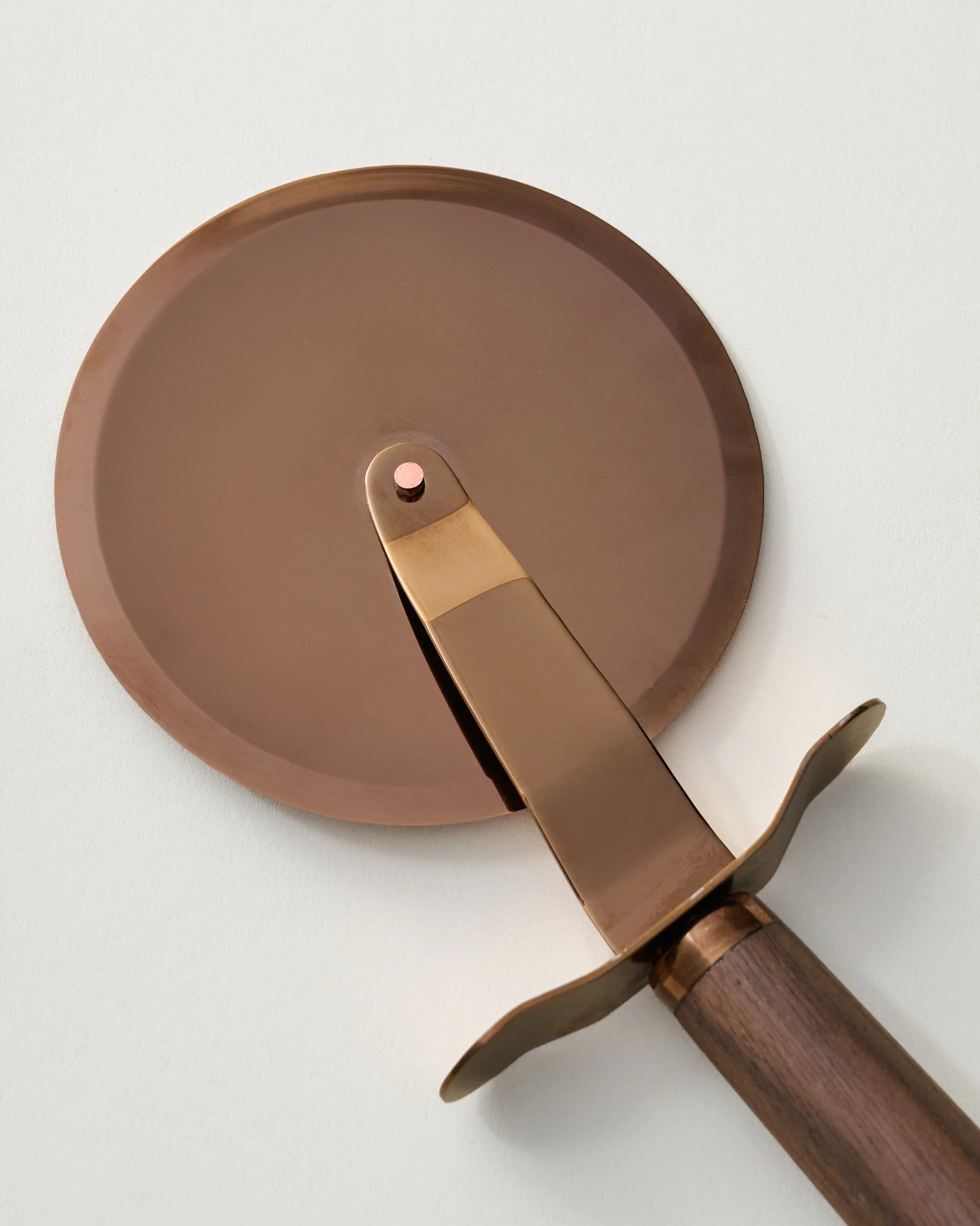 The Gristmill Collection Walnut Handle Pizza Cutter | Magnolia