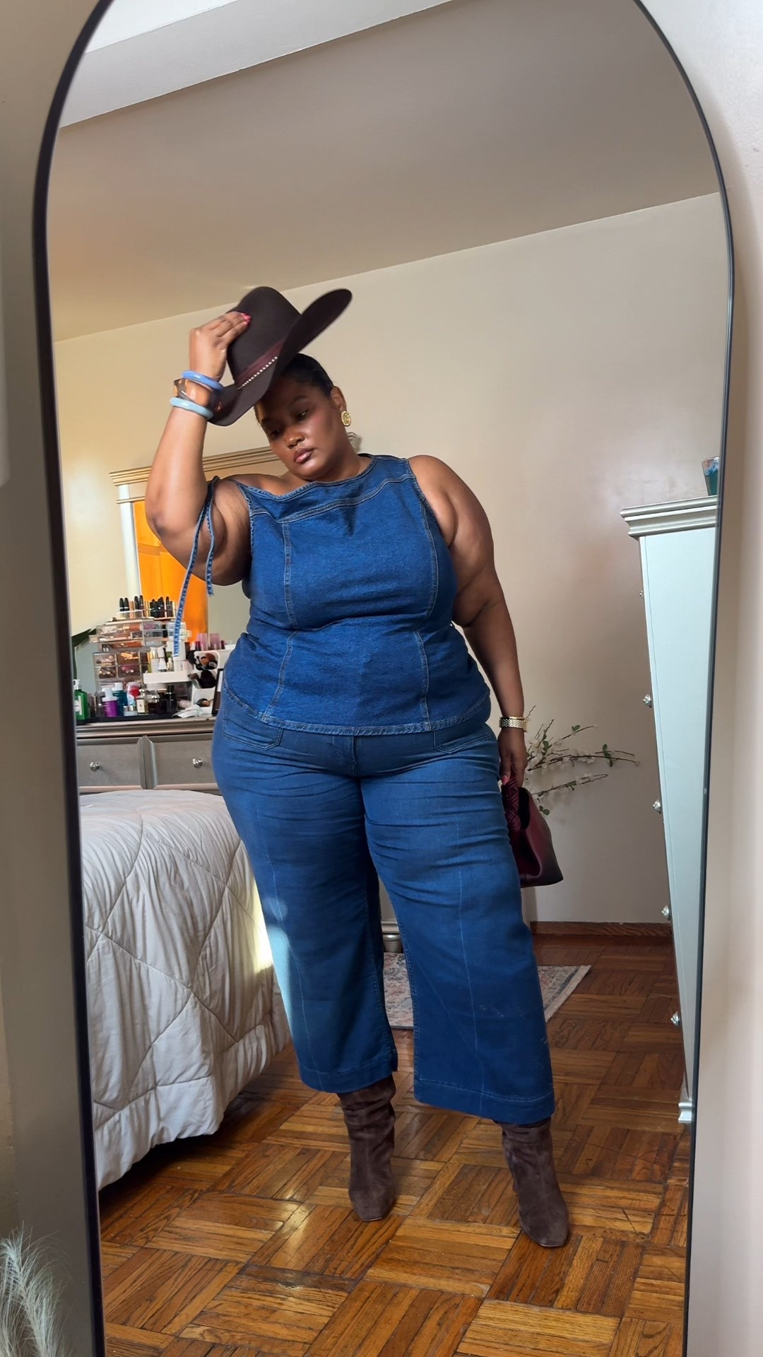 It sounds good but let's do this

Beneath The Look: Fall Trends ✨
This set is a statement. It strikes the perfect balance between boldness and classic elegance. With fringe and movement, it’s personality in motion. Vogue calls it maximalist meets minimalist. I call it expressing yourself through details and accents. The beauty of a statement piece is how timeless it is. It’s all about how you adapt it to your wardrobe. For reference, this set offers plenty of stretch and versatility which makes it incredibly comfortable.

#LTKStyleTip #LTKPlusSize