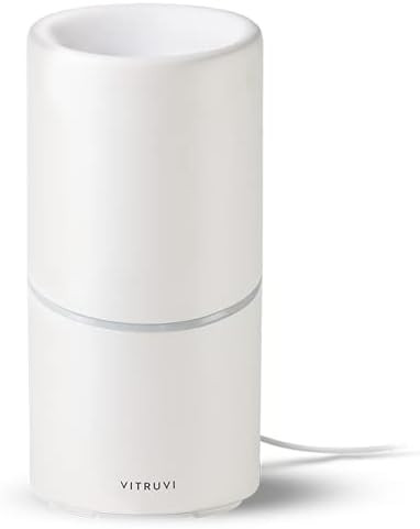 Vitruvi Stay Diffuser for Large Room, Ultrasonic Essential Oil Diffuser for Aromatherapy (White) | Amazon (CA)