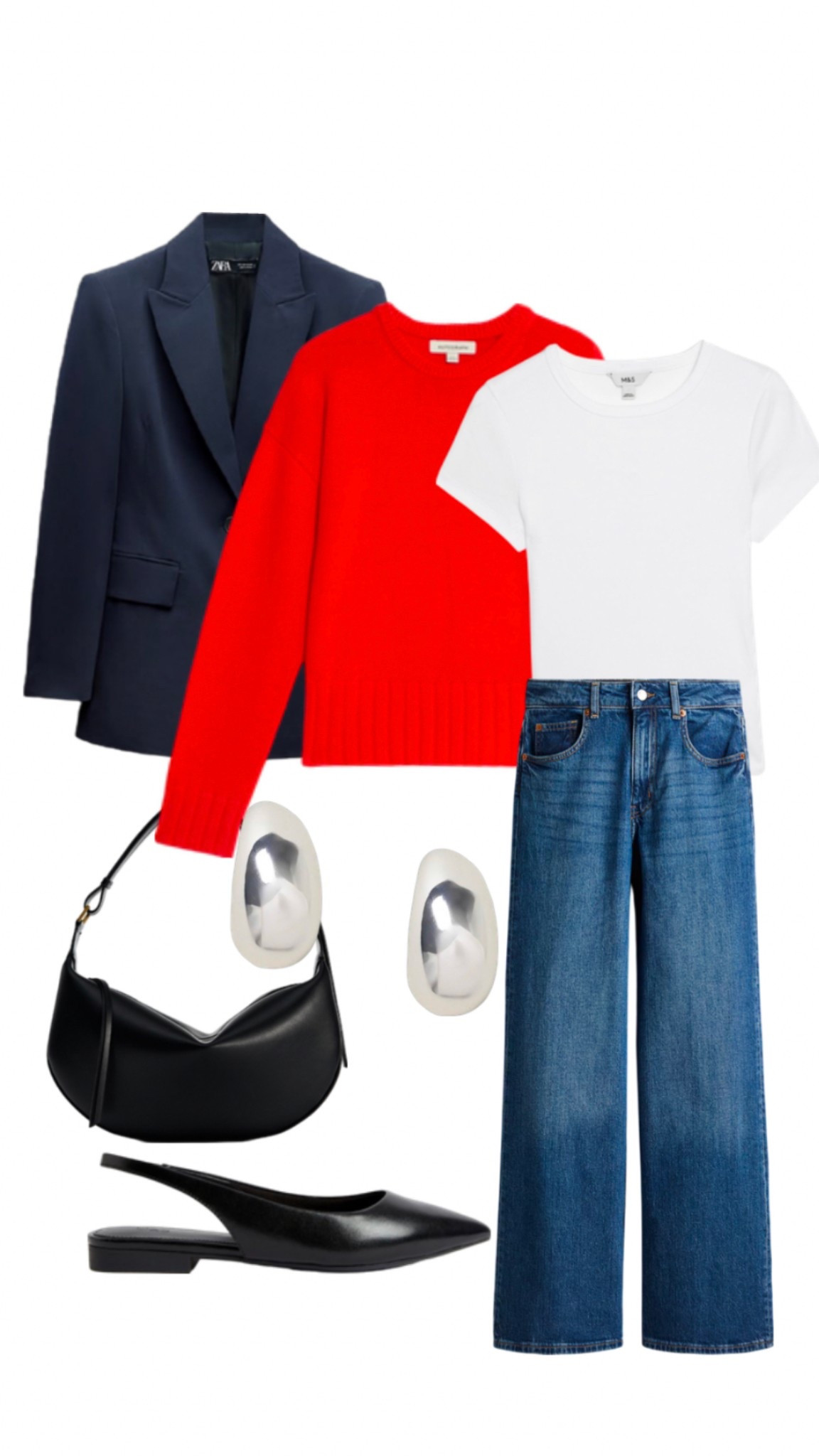 Obsessed with this red merino wool jumper from M&S for spring. 
The perfect way to add an extra layer and some fun to outfits. 

Blazer and jeans are thrifted with similar linked. Bag and shoes are old so similar linked.
Marks and Spencer, M&S, Zara, 

#LTKspring #LTKuk #LTKAprilSpotlight