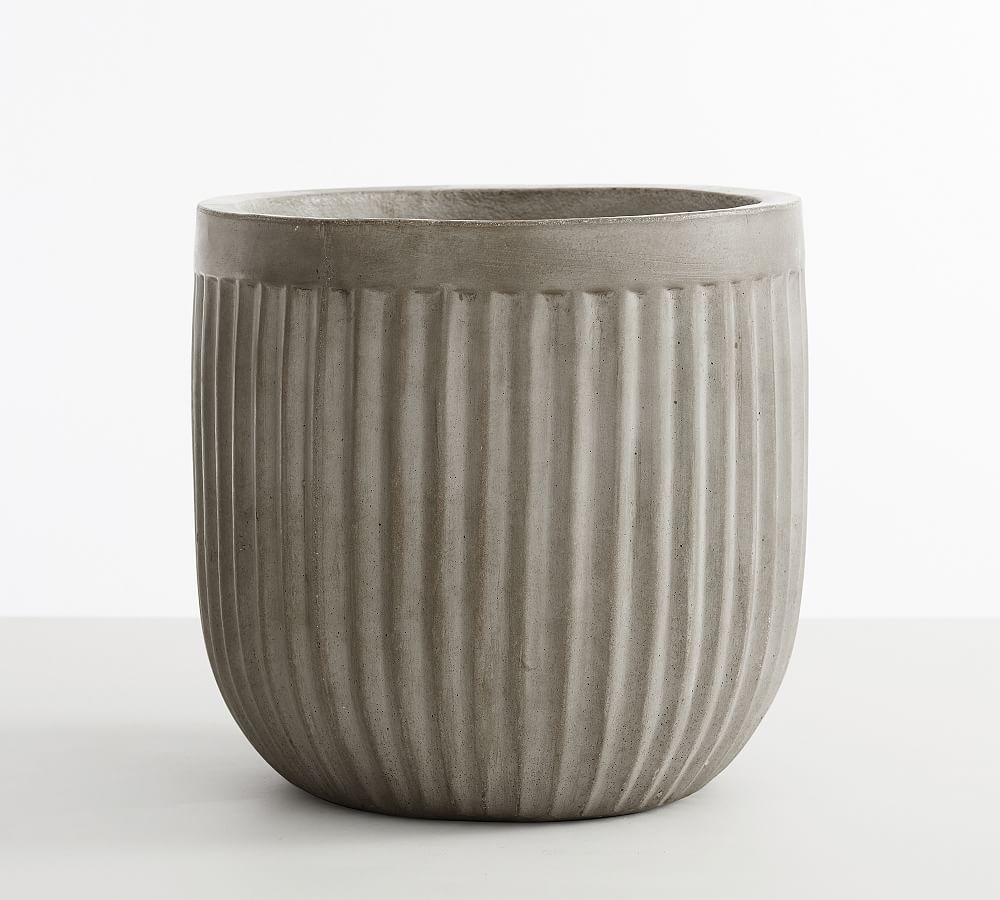 Bestseller   Concrete Fluted Planters         Limited Time Offer $135$169         
        See It... | Pottery Barn (US)