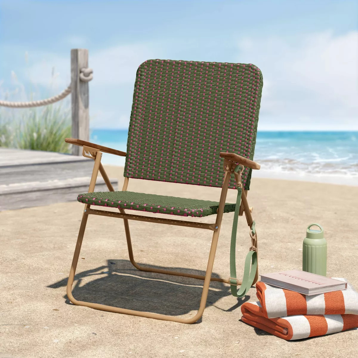 Woven Beach Chair Green - Threshold™ | Target