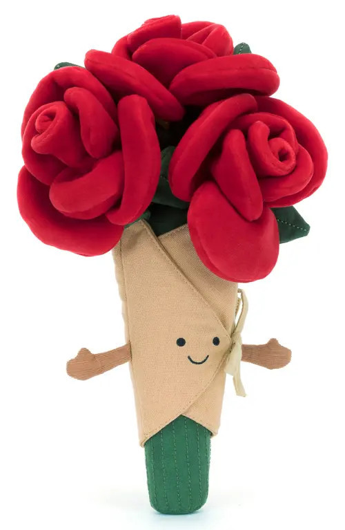 Jellycat Amusable Bouquet of Roses Stuffed Animal in Multi at Nordstrom | Nordstrom