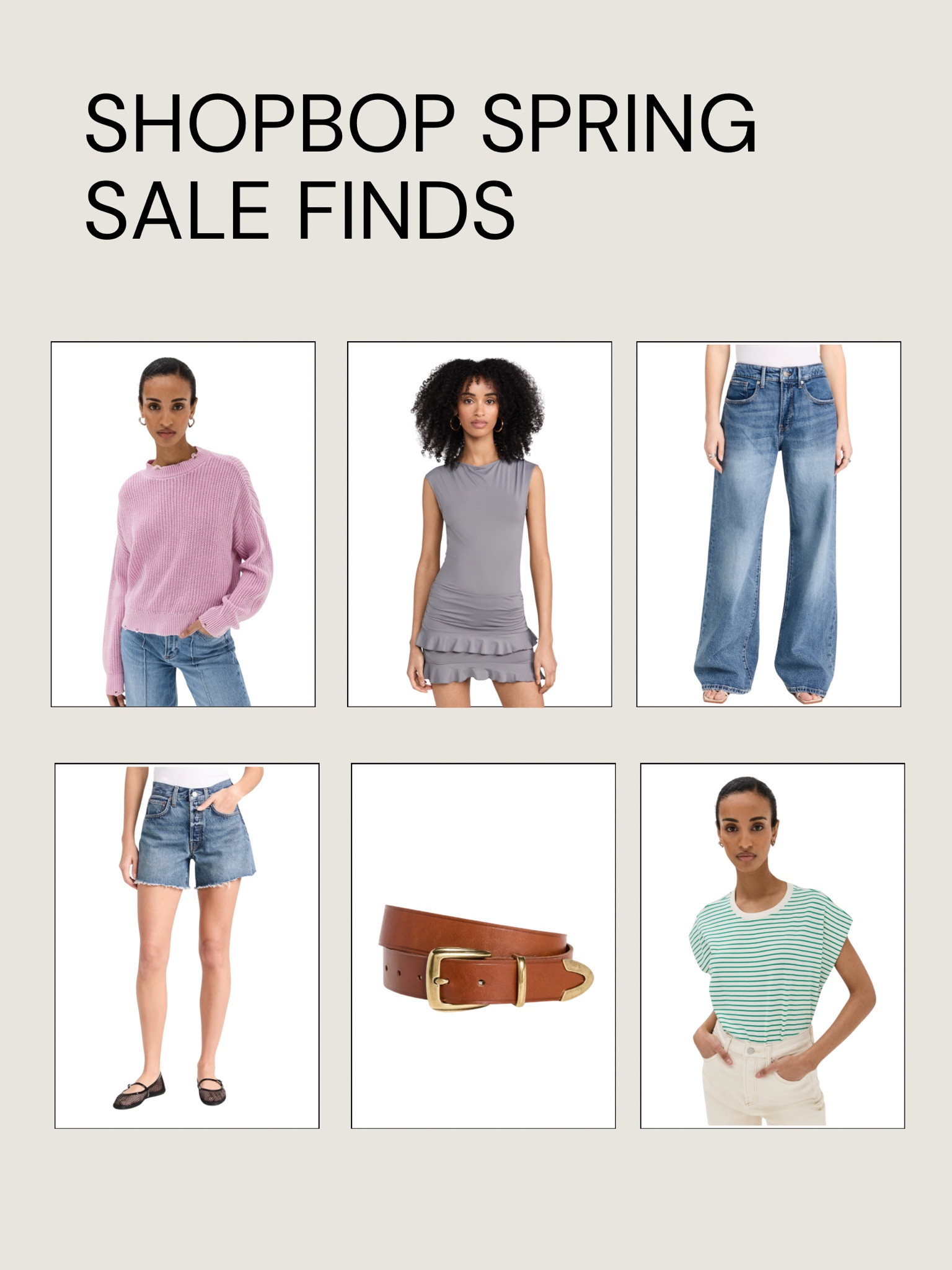 Shopbop sale alert! Save 20% off with code SPRING20 (ends March 13). My favourites include AGOLDE denim shorts and jeans, spring dresses and pastel tops. 

#LTKstyletip #LTKsalealert #LTKSeasonal