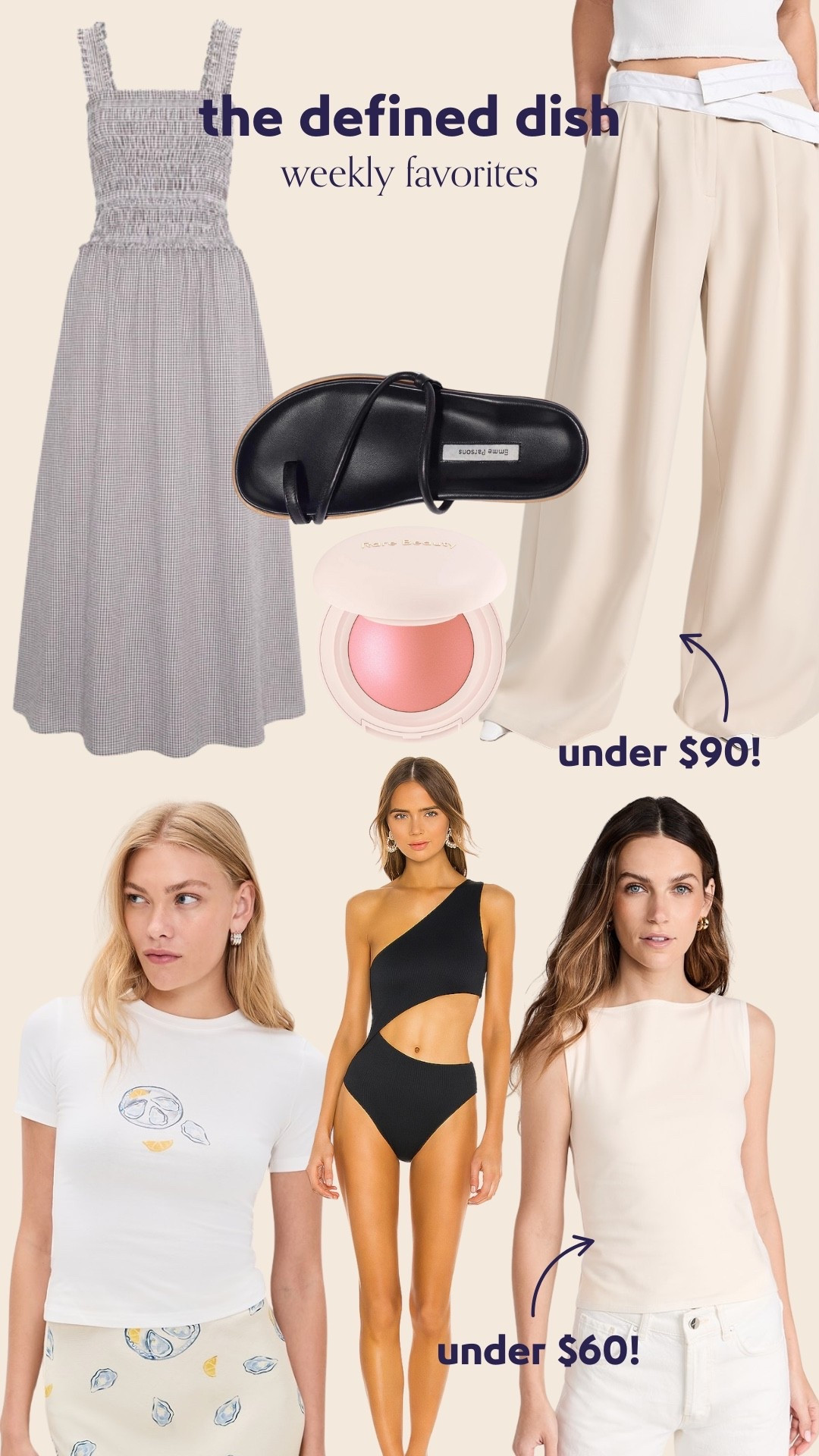 8.11 Weekly Favorites! 

#hillhouse #revolve #sephora #rarebeauty #shopbop #lioness

#LTKShoeCrush #LTKBeauty #LTKFindsUnder100