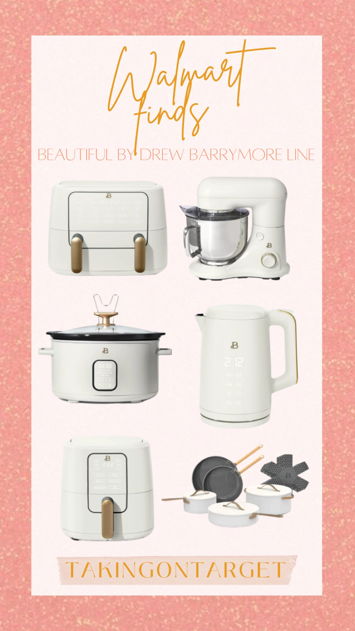 Kitchen appliance sale finds at Walmart - neutral lovers - trendy kitchen appliances - newlywed gift - for the home - air fryer - blender - new pots and dishes - home sale 

#LTKhome #LTKsalealert #LTKunder50