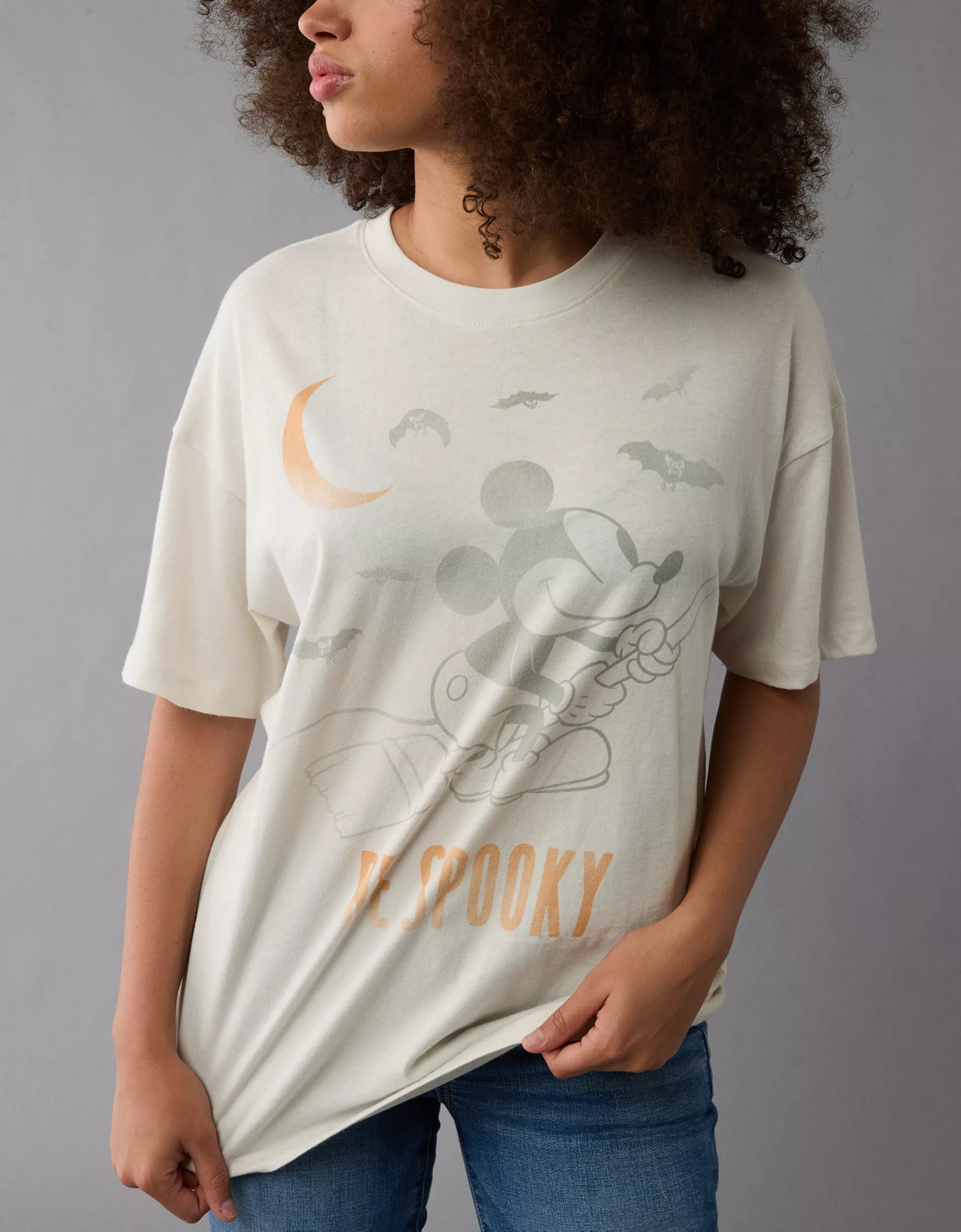 AE Oversized Mickey Mouse Graphic T-Shirt | American Eagle Outfitters (US & CA)