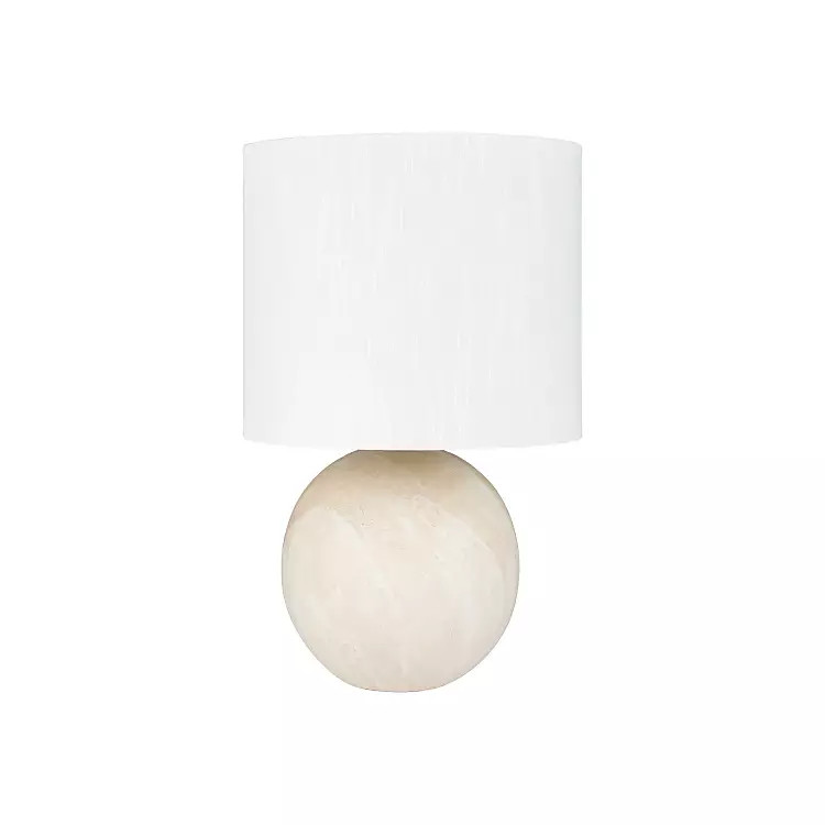 Marbled Cream Ceramic Table Lamp | Kirkland's Home