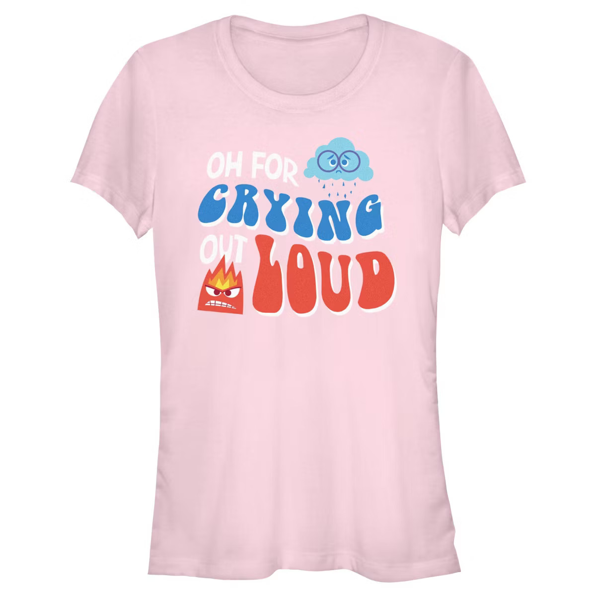 Junior's Inside Out 2 Anger and Sadness Crying Out Loud T-Shirt | Target