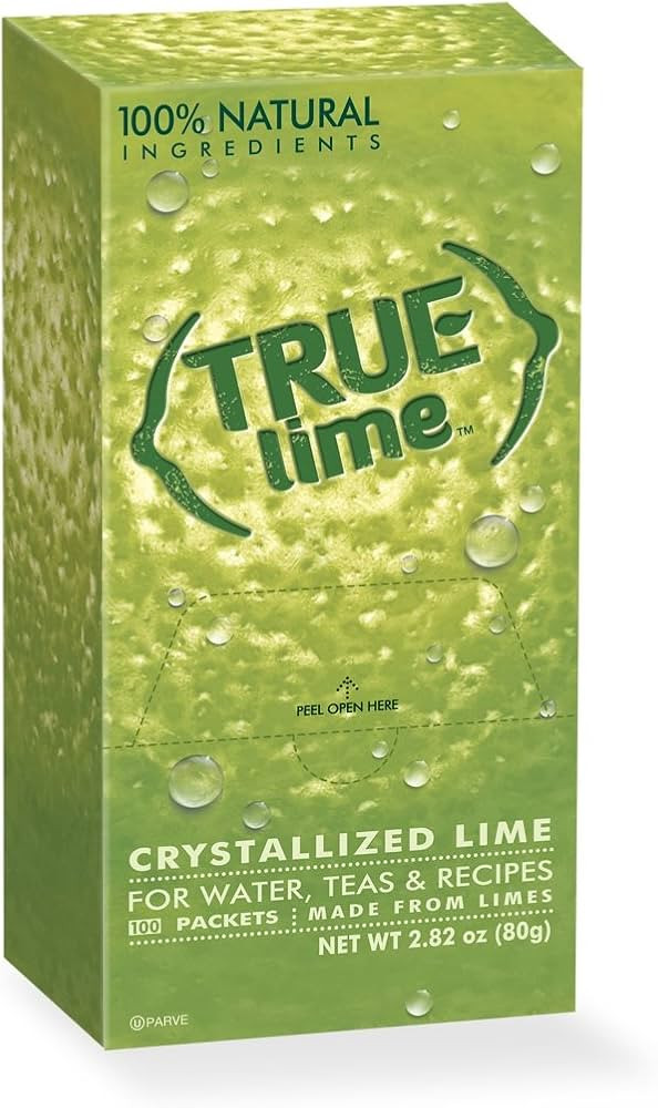 Amazon.com : TRUE LIME Water Enhancer, Bulk Dispenser Pack (100 Packets), 0 Calorie Drink Mix Pac... | Amazon (US)