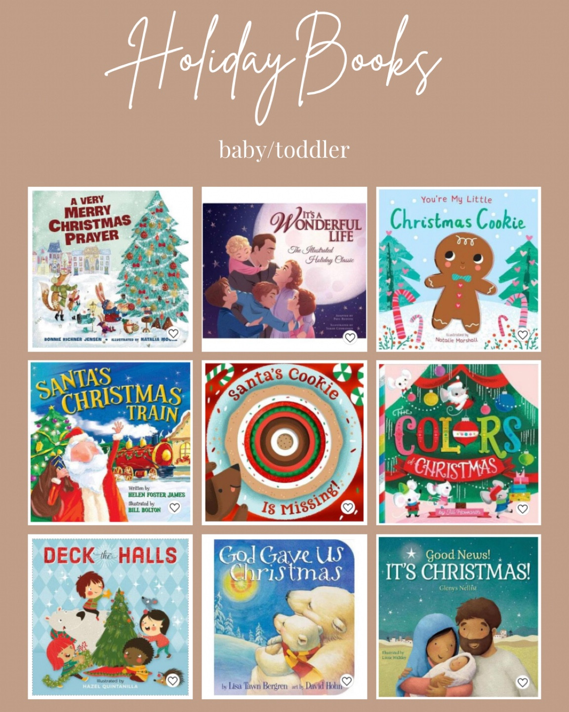 Christmas hardcover and board books for baby and toddler #christmasbooks #kidsgifts #babygifts 

#LTKkids #LTKfamily #LTKHoliday