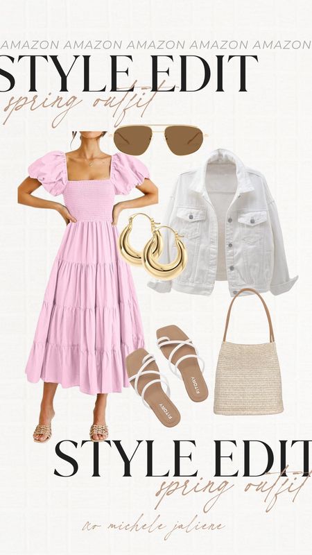 Amazon spring outfit! I’m loving this outfit for the spring, it’s so cute and bump friendly!

Amazon spring outfit, bump friendly outfits, amazon fashion, amazon spring dress, denim jacket, tote bag, gold earrings 

#LTKSeasonal #LTKfindsunder100 #LTKstyletip