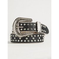 Rhinestone Studded Western Belt in Black | Torrid (US & Canada)