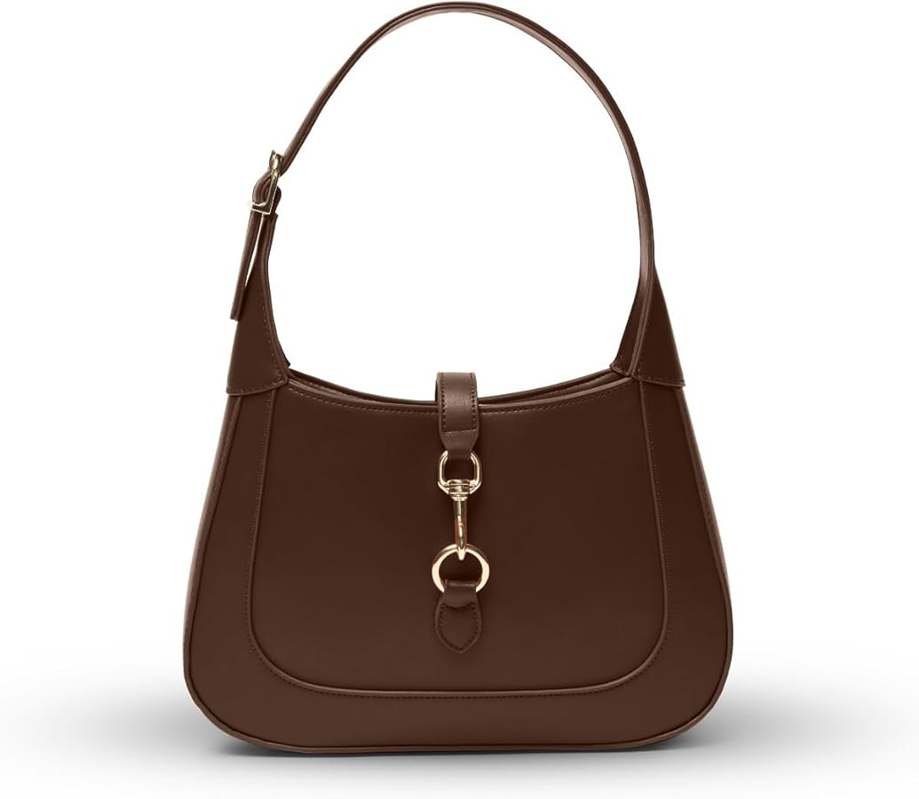 Shoulder Bag for Women - Small Shoulder Purses - Top Handle Structured Handbags - Adjustable Stra... | Amazon (US)