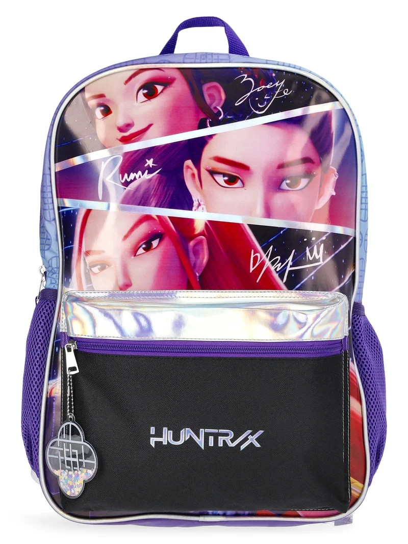 KPop Demon Hunters Girl's' 17" For The Fans Backpack, Purple | Walmart (US)