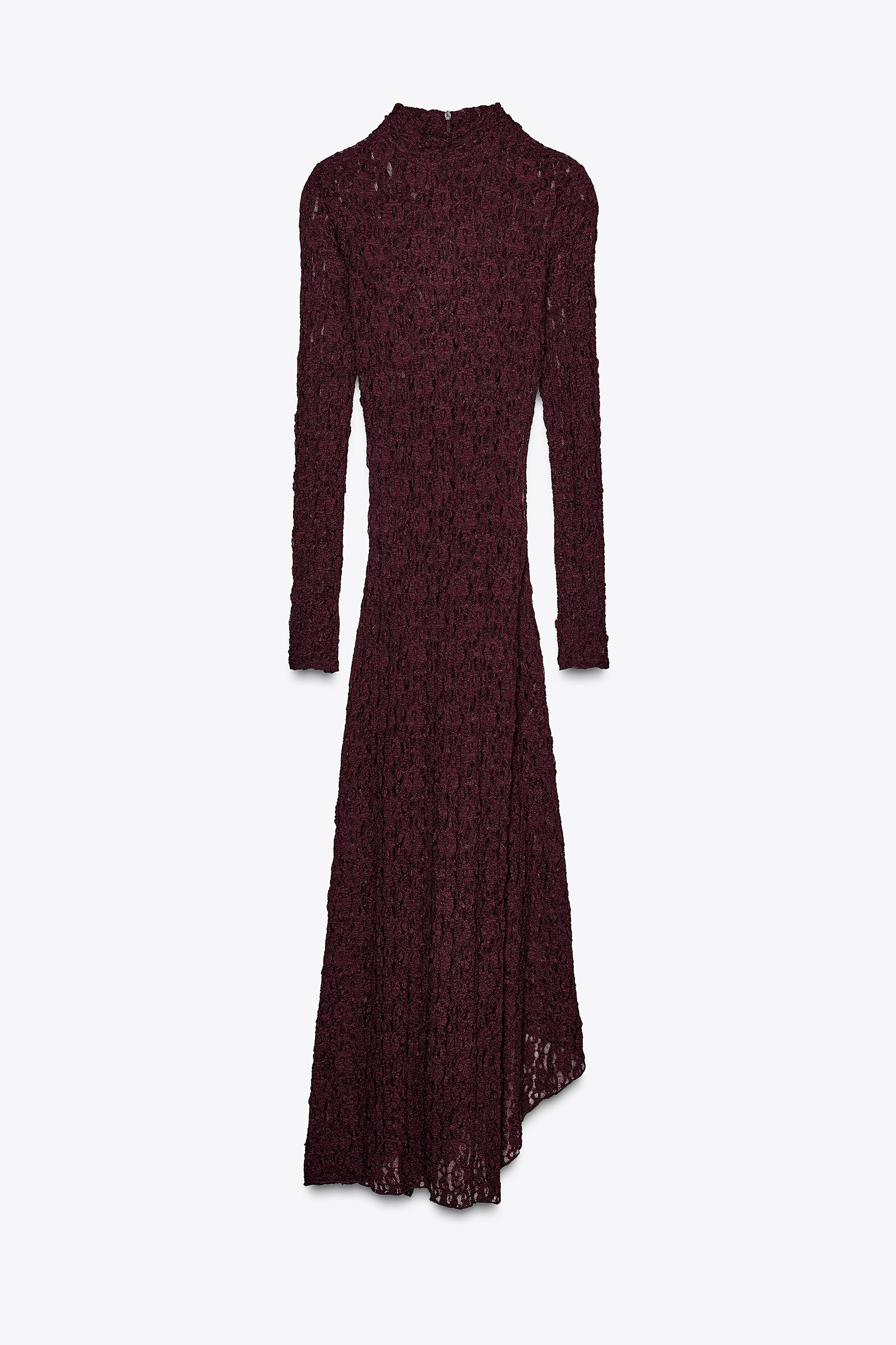 LACE MIDI DRESS | Zara US