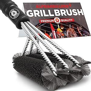 Alpha Grillers Brush - Grill Cleaner Brush Grill Accessories for Outdoor Grill - Safe BBQ Brush f... | Amazon (US)