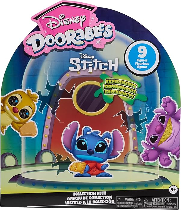 Disney Doorables Stitch Experiments Collection Peek, Easter Basket Fillers, Gifts, Presents, Kids... | Amazon (US)