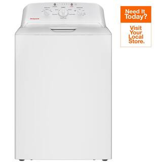 Hotpoint 4.0 cu.ft. Top Load Washer in White with Cold Plus and Water Level Control HTW265ASWWW -... | The Home Depot
