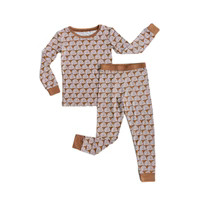 Rust Rainbows Two-Piece Bamboo Viscose Pajama Set | Little Sleepies