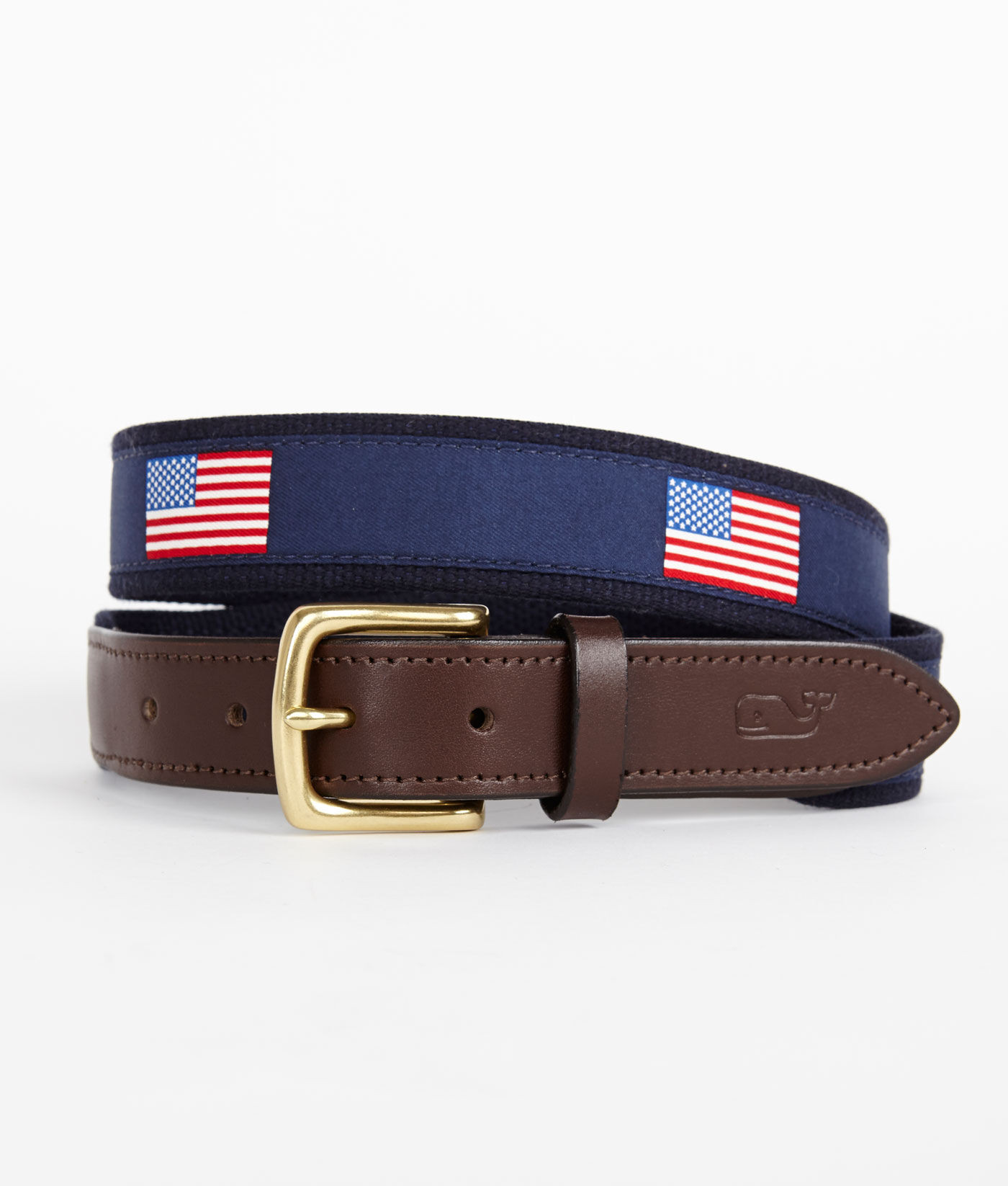 Boys' American Flag Canvas Club Belt | vineyard vines
