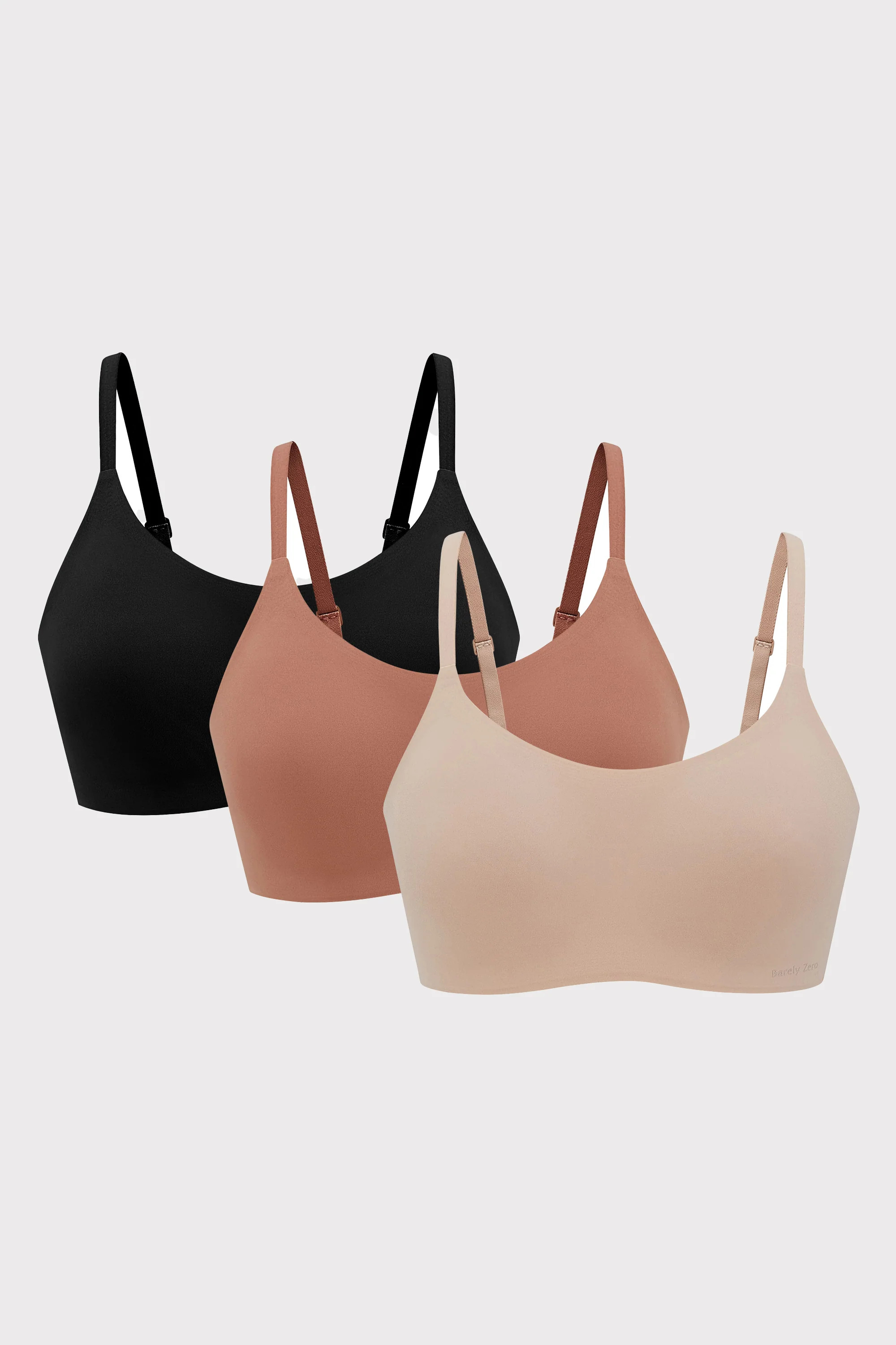 Barely Zero Spaghetti Strap Bra Trio | NEIWAI