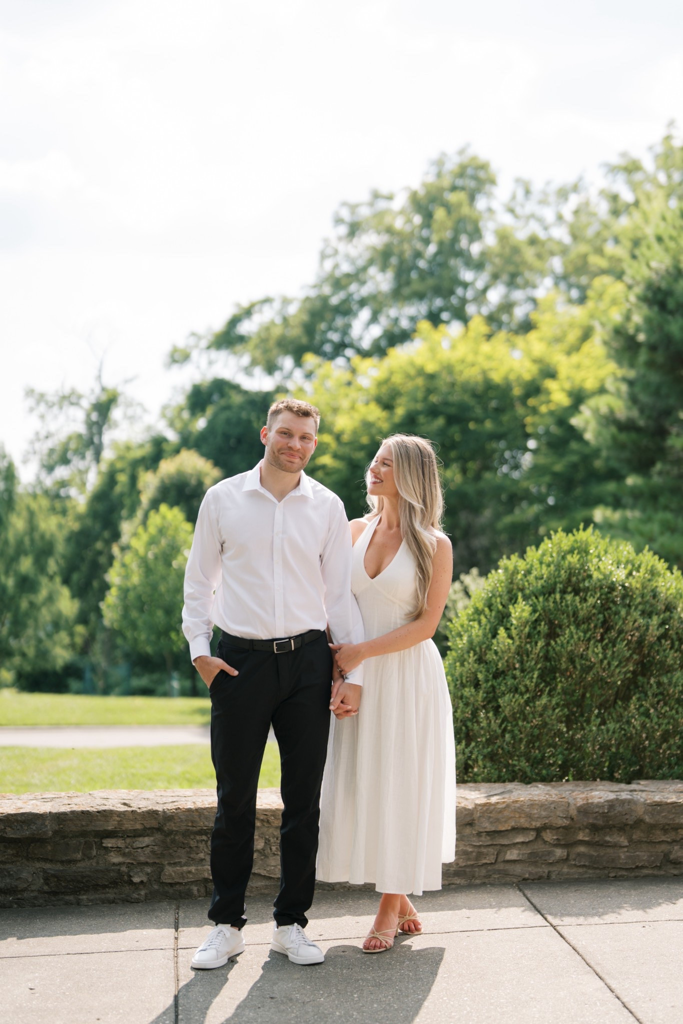 Engagement picture dress. White halter top dress. I am 5'9 and ordered a 10 (normally an 8 but that was out of stock!) and it fit great! Orders from Showpo can take longer than expected if they have to ship it from Australia! 

#LTKWedding #LTKFindsUnder100 #LTKTravel