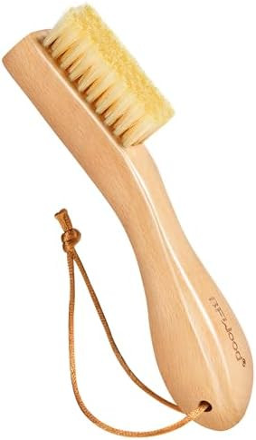 Laundry Stain Brush, Natural Soft Boar Bristles, Removes Tough Stains from Delicate Fabrics Like ... | Amazon (US)