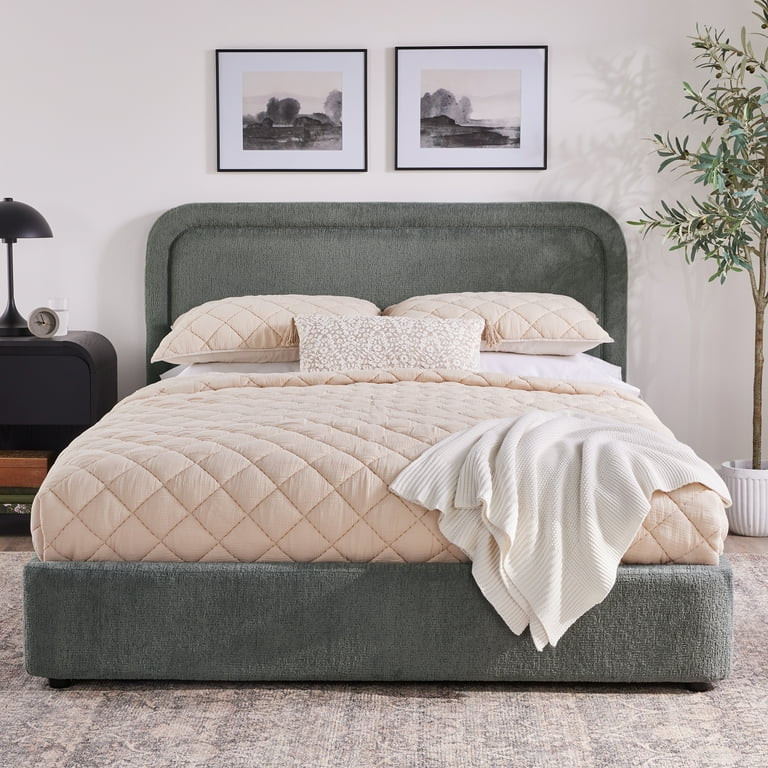Better Homes & Gardens Juliet King Platform Bed, Gray | Walmart (US)