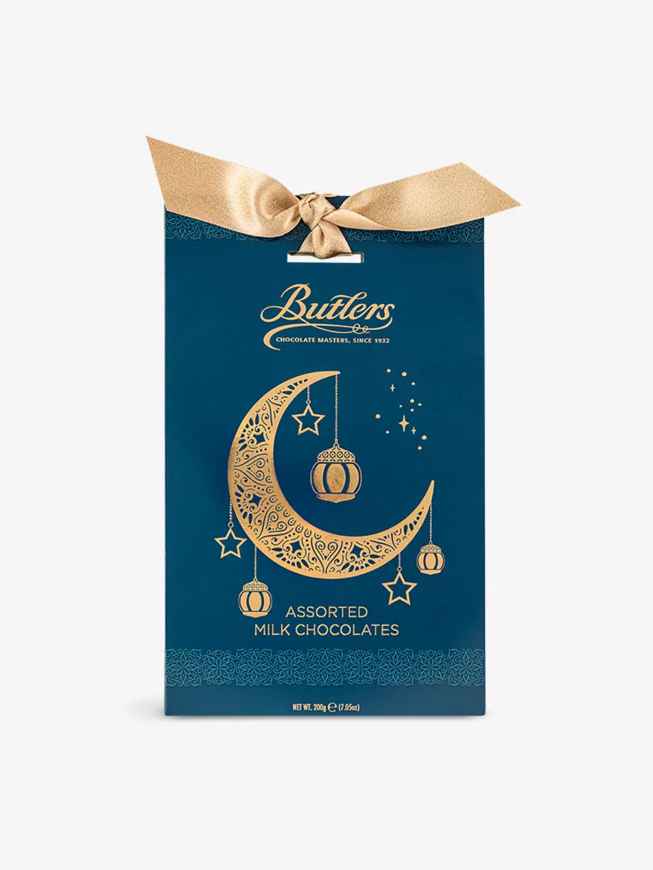 Luxury Eid Pouch assorted milk chocolates 200g | Selfridges