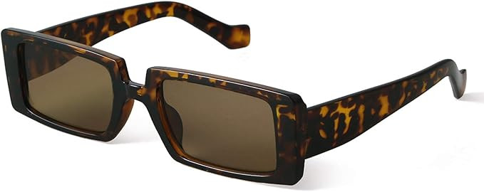 GIFIORE Rectangle Sunglasses for Women Retro Fashion Sunglasses UV 400 Protection Wide Frame Eyew... | Amazon (US)