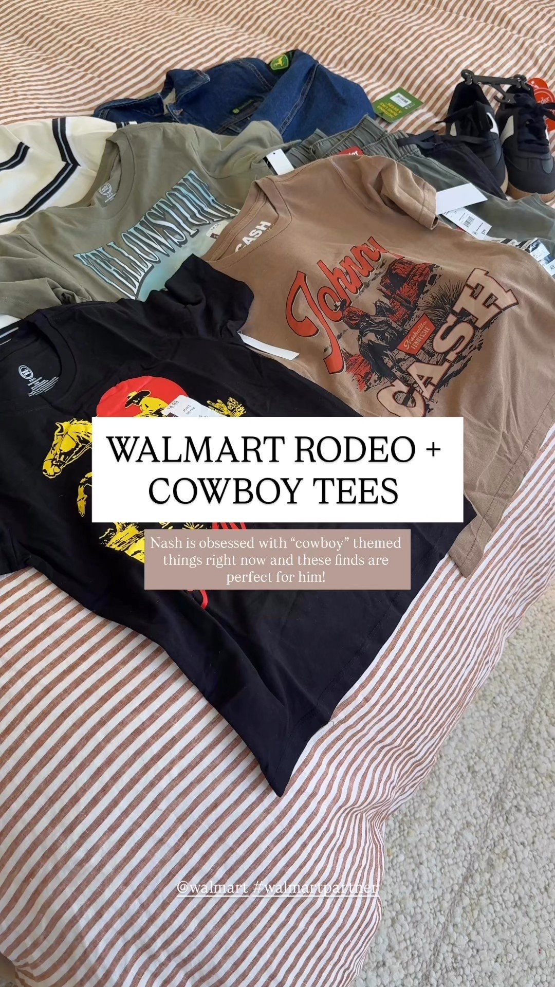 Walmart cowboy tees and outfits Nash has been loving lately! @walmart #walmartpartner #walmart @shop.ltk #liketkit

#LTKKids #LTKSaleAlert #LTKFamily