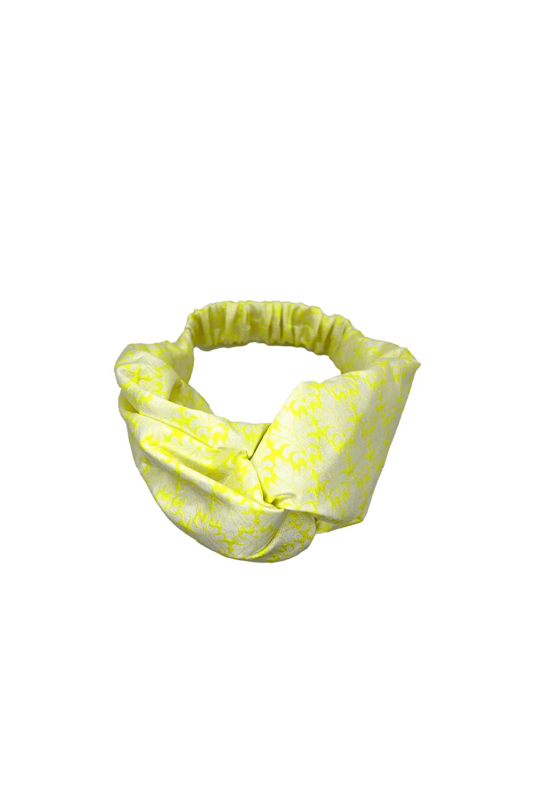 Buru x Kelly Golightly Turban - Citron Jacquard | Shop BURU