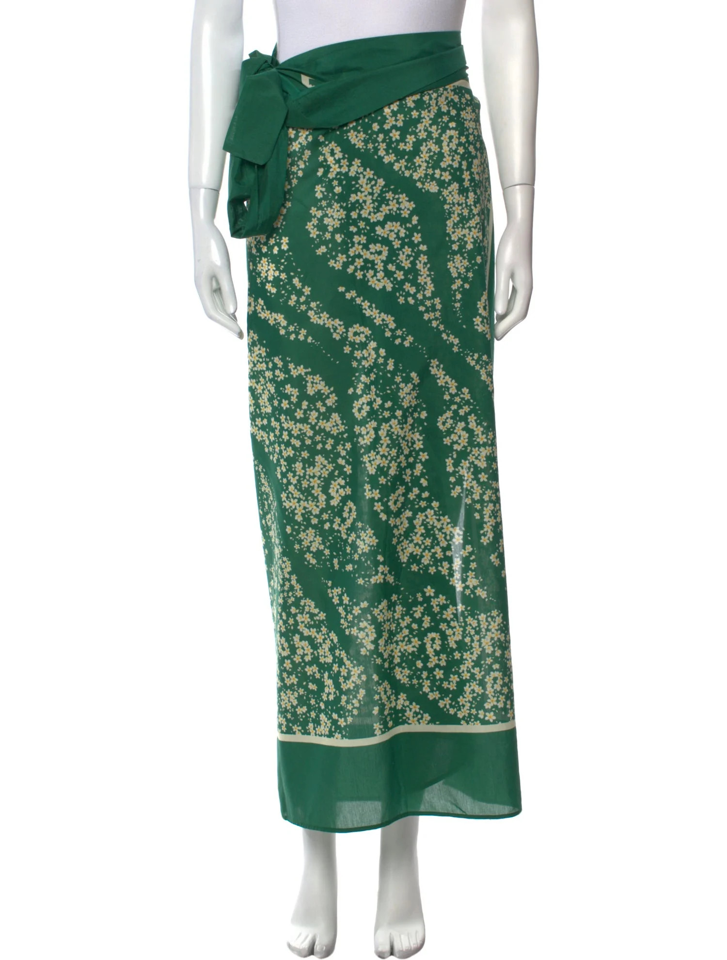 Floral Print Long Skirt w/ Tags | The RealReal