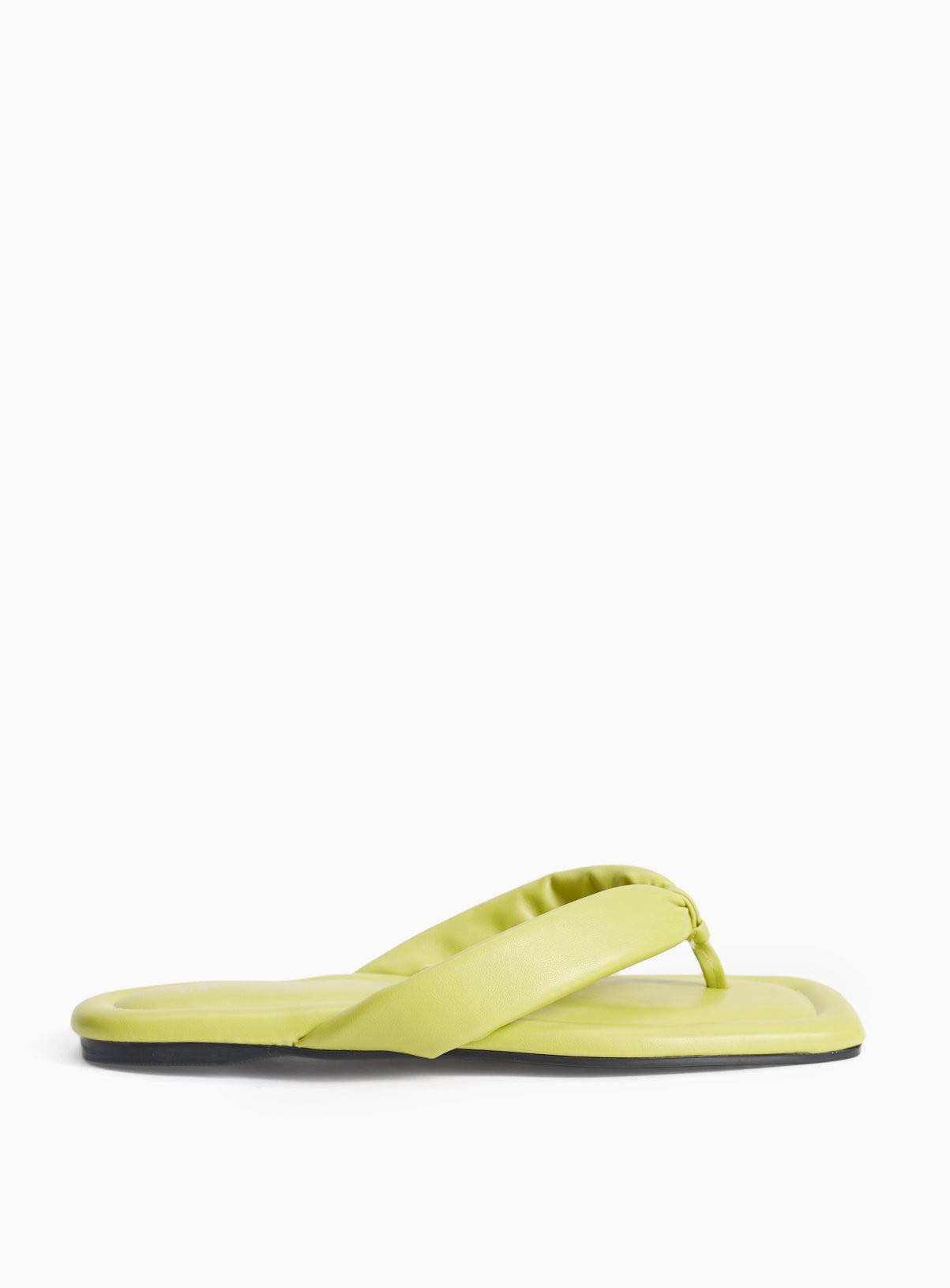 Lime PU Toe Post Sandals 8 | Tu Clothing