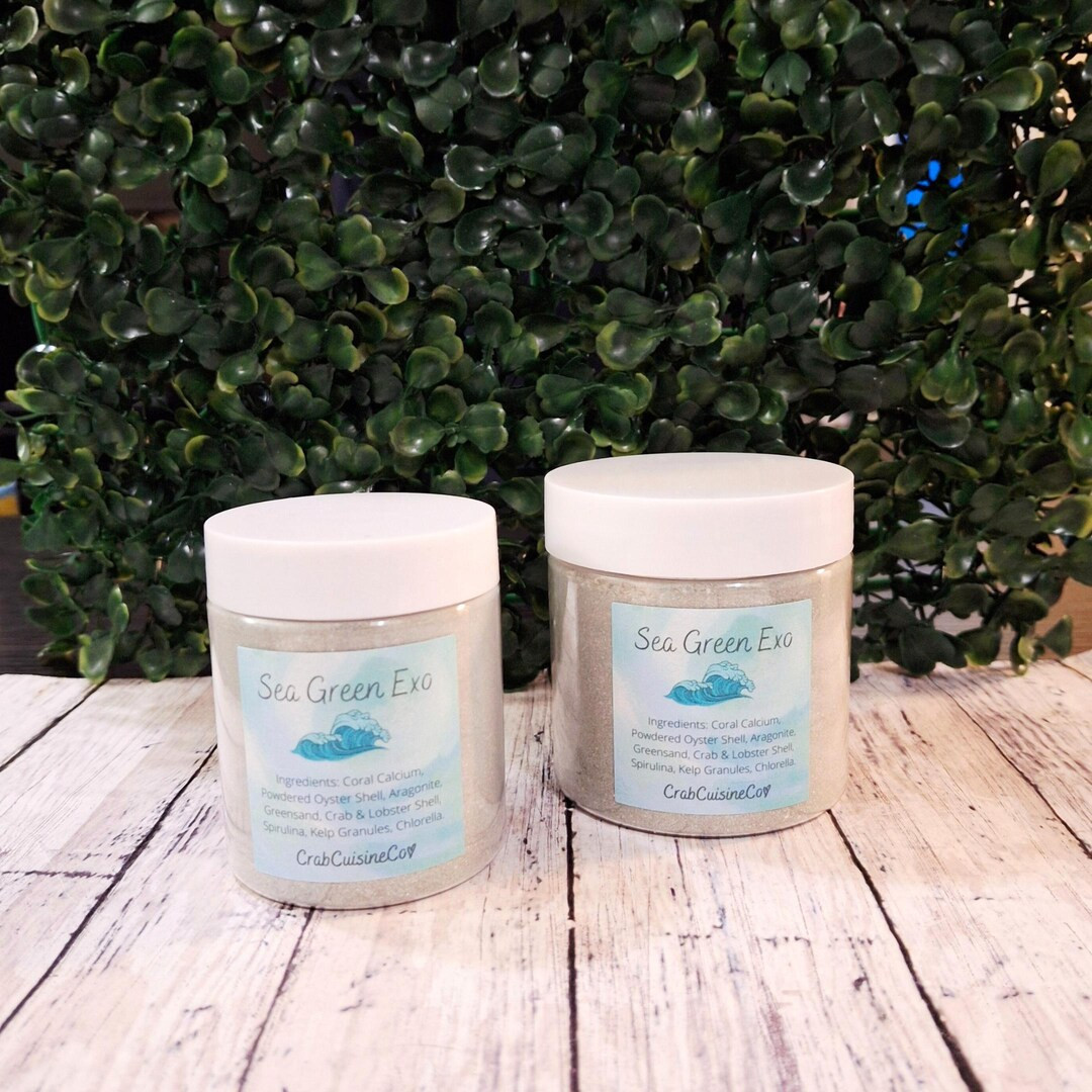 Sea Green Exo - Hermit Crab Calcium/exoskeleton Mix - 3 or 4 Ounces by Volume - Etsy | Etsy (US)