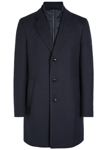Layered cotton-blend coat | Harvey Nichols