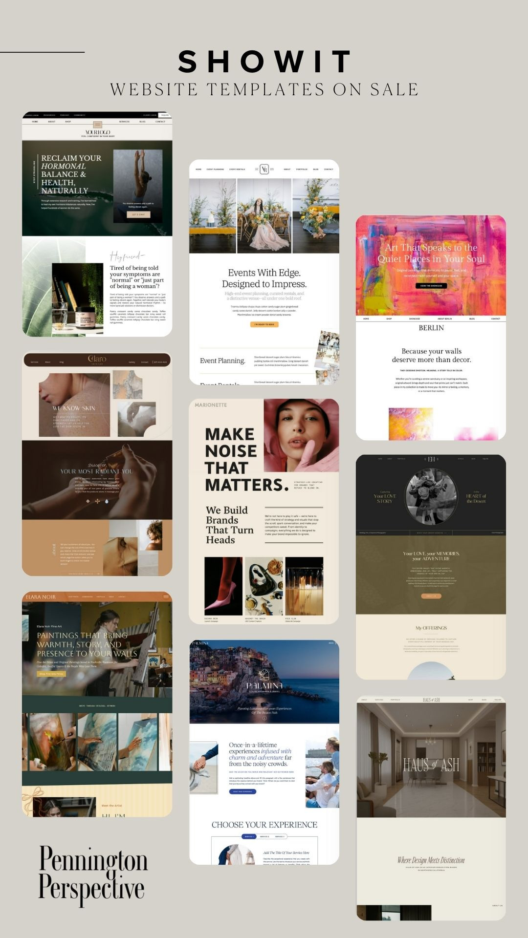 Website templates on sale from Showit — elevate your brand with beautiful, easy-to-use designs ✨💻

Shop here : https://shopmy.us/collections/3085481?tab=collections 

#Showit #ShowitTemplates #WebsiteDesign #ShowitSale #BrandDesign #CreativeBusiness #WebsiteInspo #SmallBusinessTools #TemplateSale #DigitalDesign
 

 #LTKCyberWeek #LTKSaleAlert #LTKWorkwear