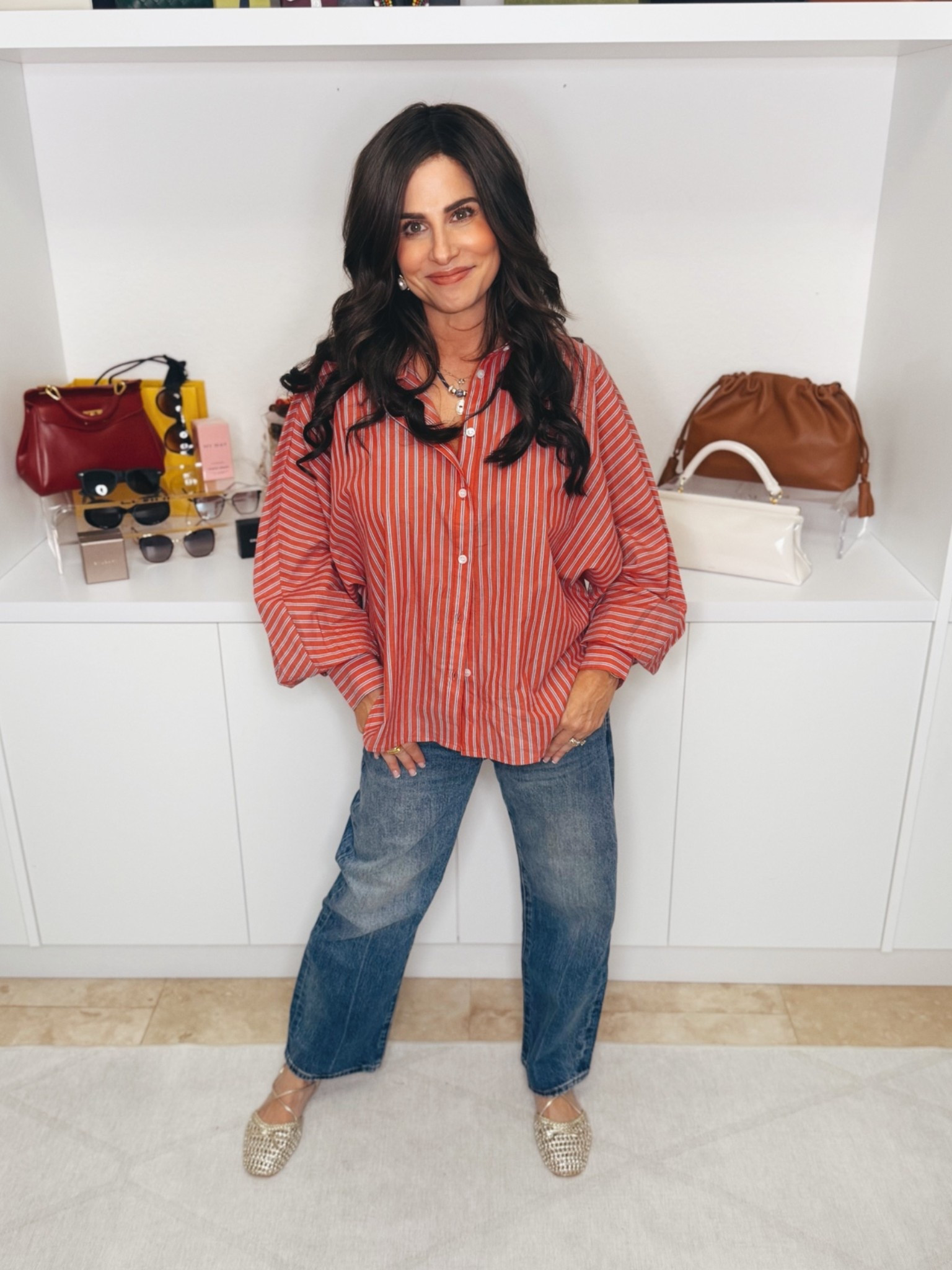 Such a cute comfy and put together look for everyday. Top XS , pants 25p.

#LTKmomlife #LTKOver40 #LTKPetite