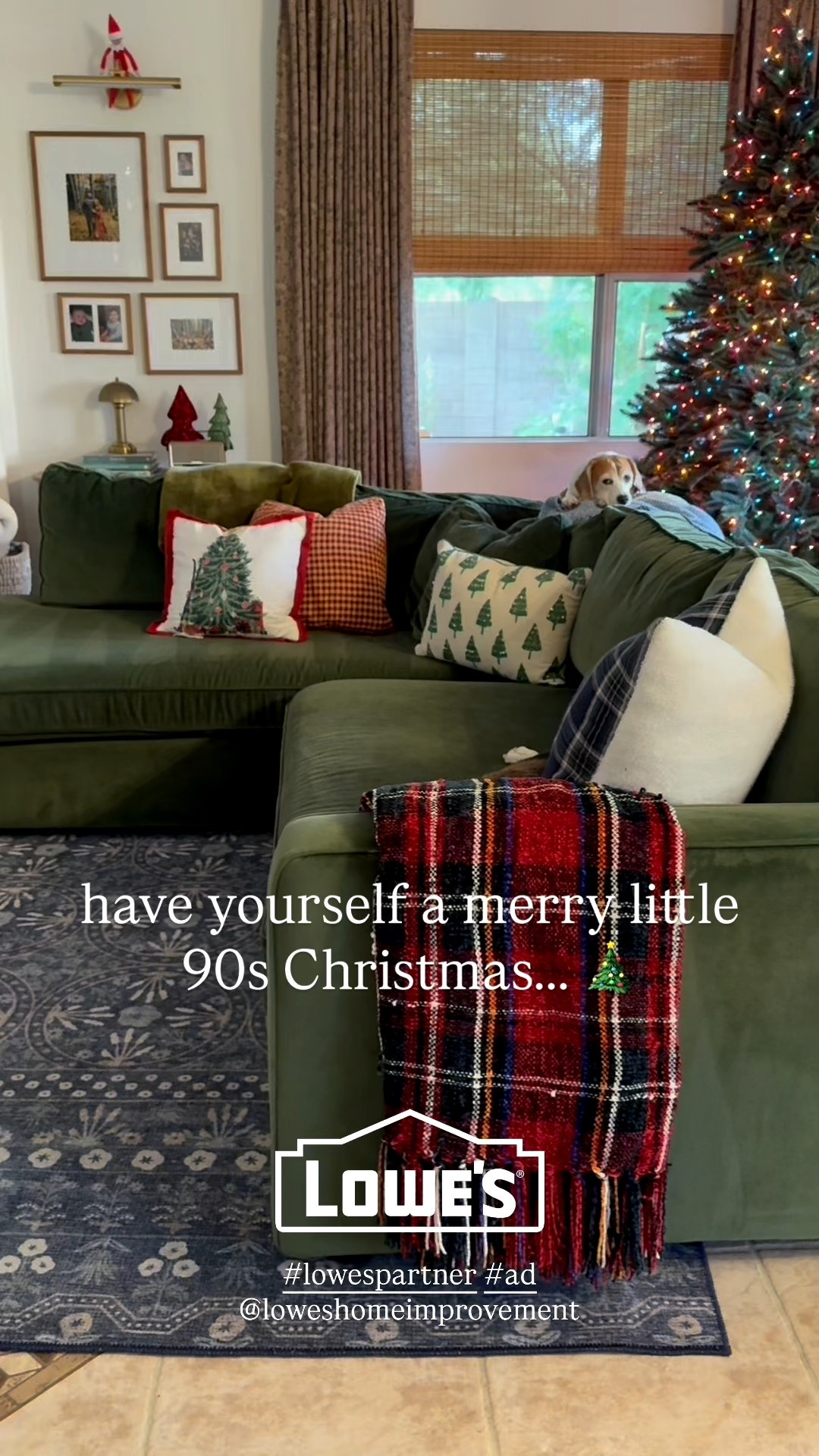 #Lowespartner #ad @LowesHomeImprovement
Classic 90’s inspired Christmas Decor essentials! Multi-colored Incandescent Christmas Lights, Christmas Village with snow, homemade garland with command hooks.


#LTKHome #LTKdayinmylife #LTKHoliday