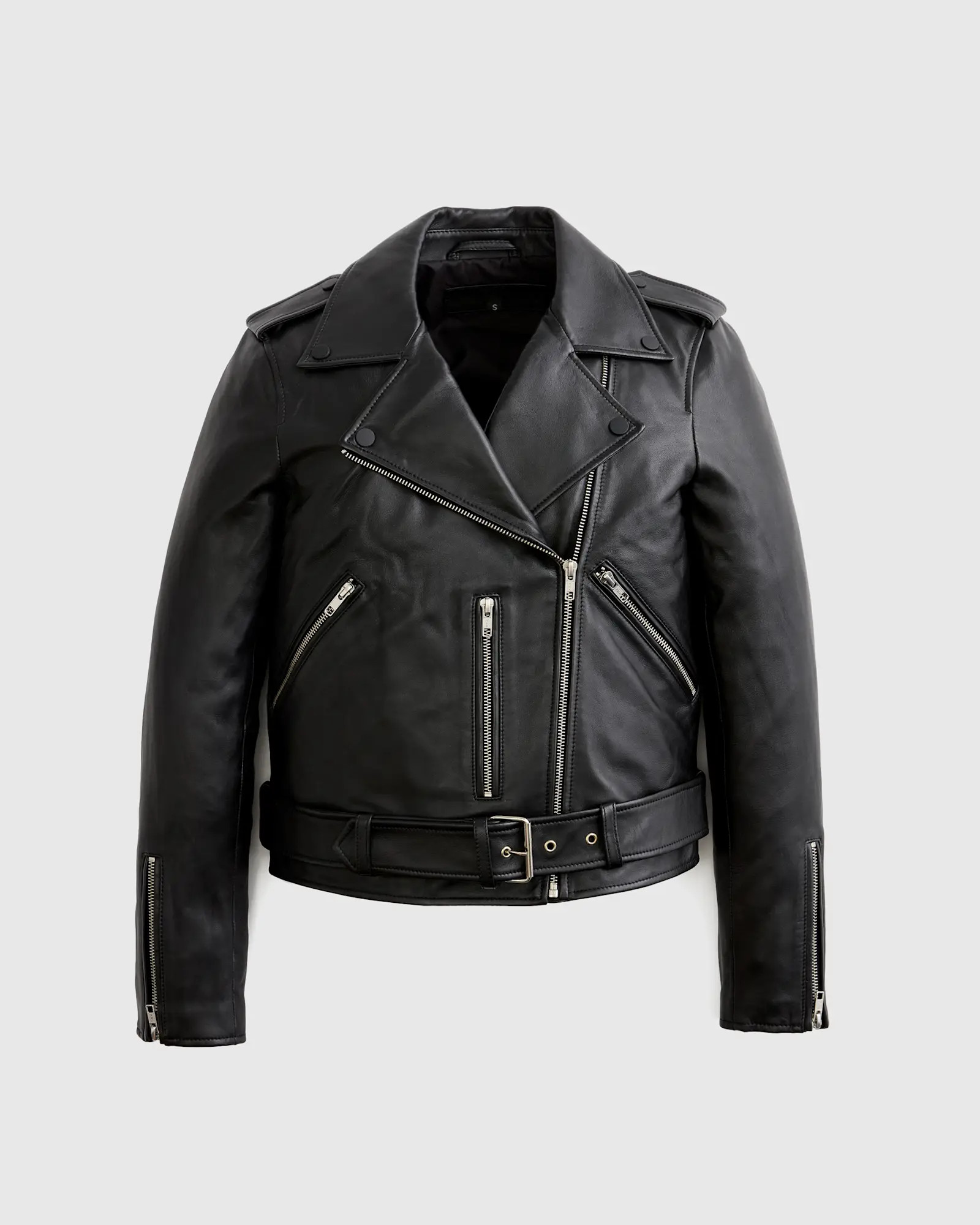 100% Leather Motorcycle Jacket | Quince