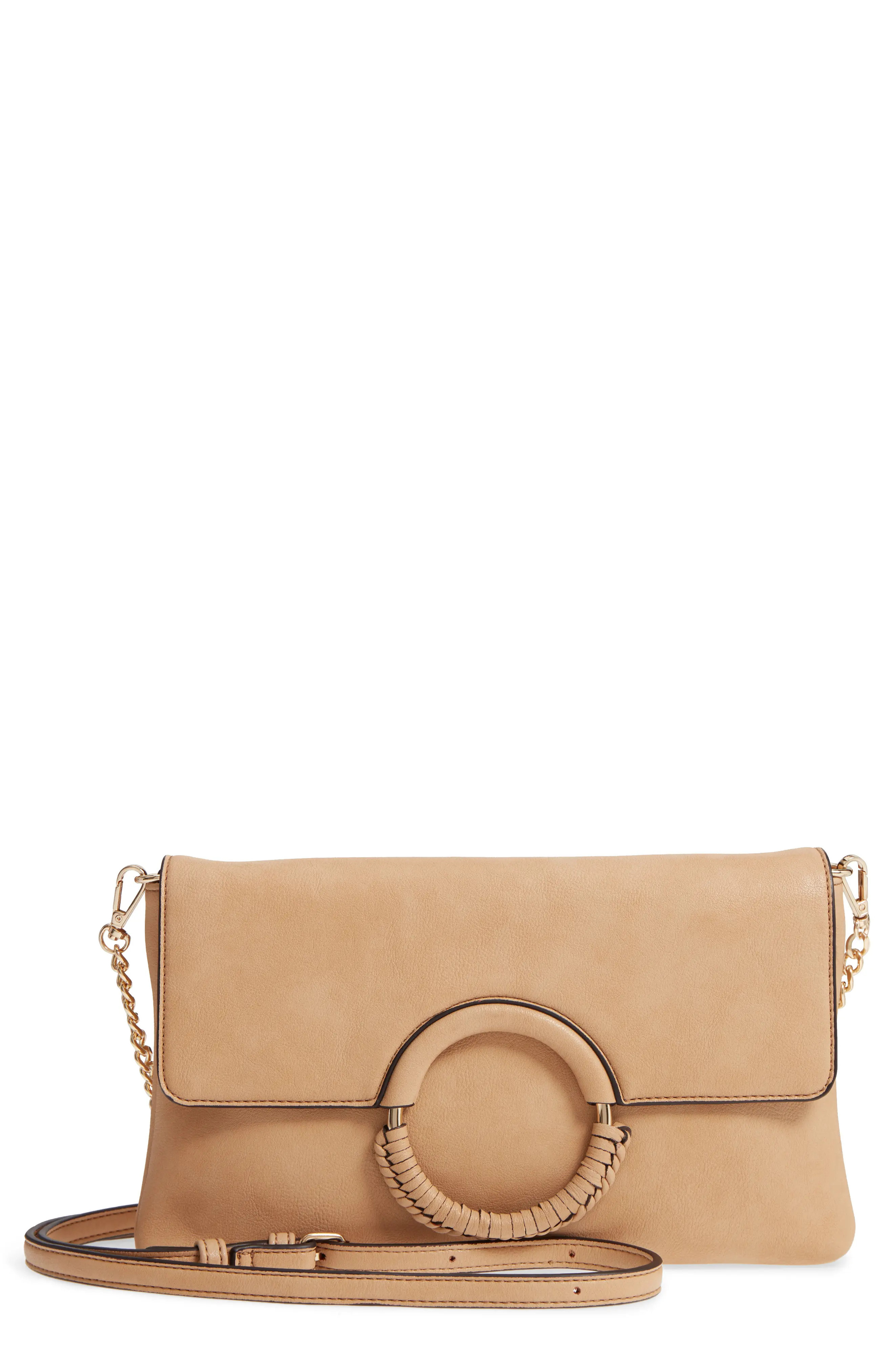 Sole Society Faux Leather Clutch | Nordstrom