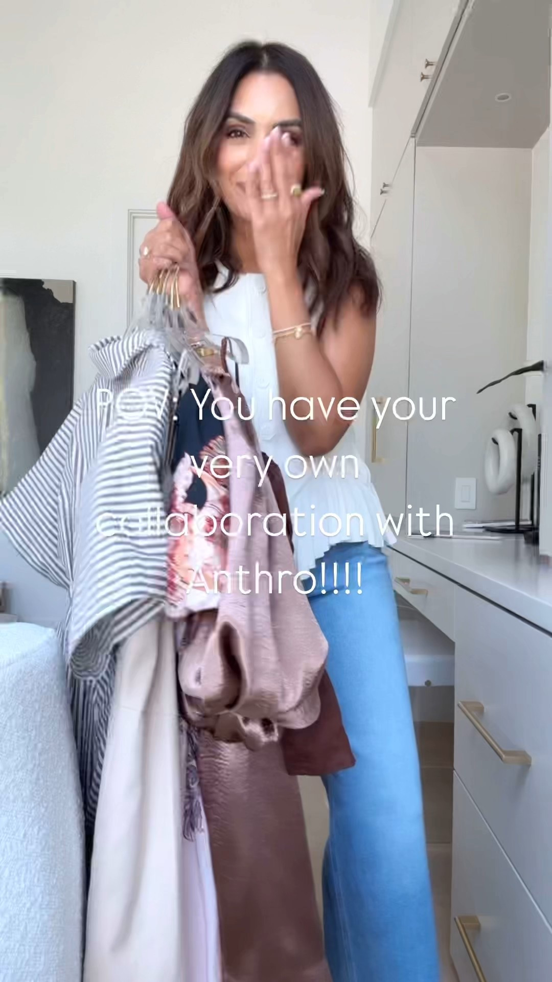 @anthropologie x @heynasreen is officially live! I am wearing an xs petite in each item and I feel they all run TTS. I'll share a closer look at each item in my stories today as well! 

#LTKPetite #LTKStyleTip #LTKSeasonal