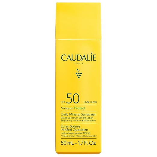 Caudalie Vinosun Protect Daily Mineral Sunscreen SPF50-50 mL | Amazon (US)