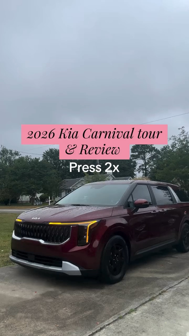Showing the parts of the 2026 Kia Carnival that you actually care about as a parent. (What is a V in an engine even mean?!). Missing the days of buy a Kia get a Kia though tbh! 😅 #kiacarnival #workingmom #momcar #minvan #wilmingtonnc